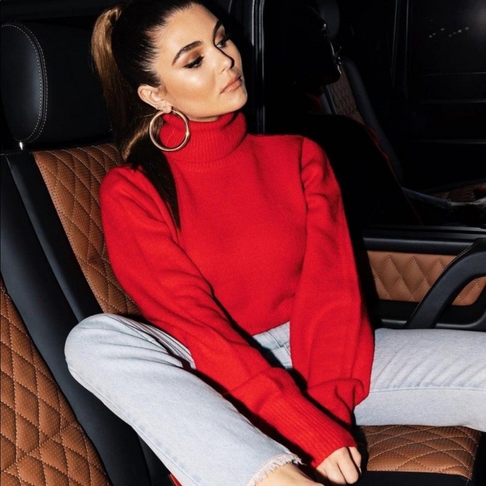 Princess Polly x OJ Collab Turtleneck Crop - Size US 8